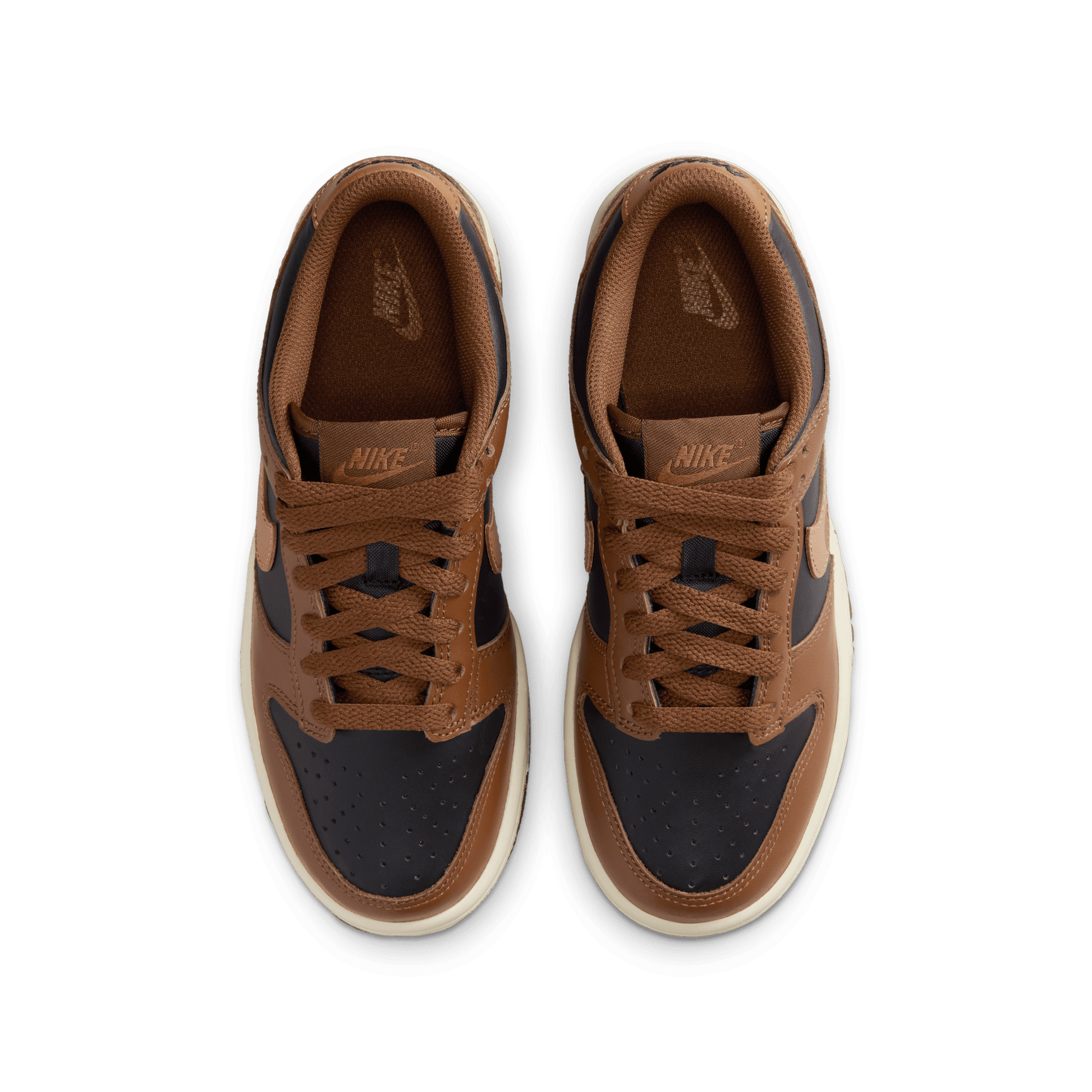 Big Kids' Nike Dunk Low "Brown Black"