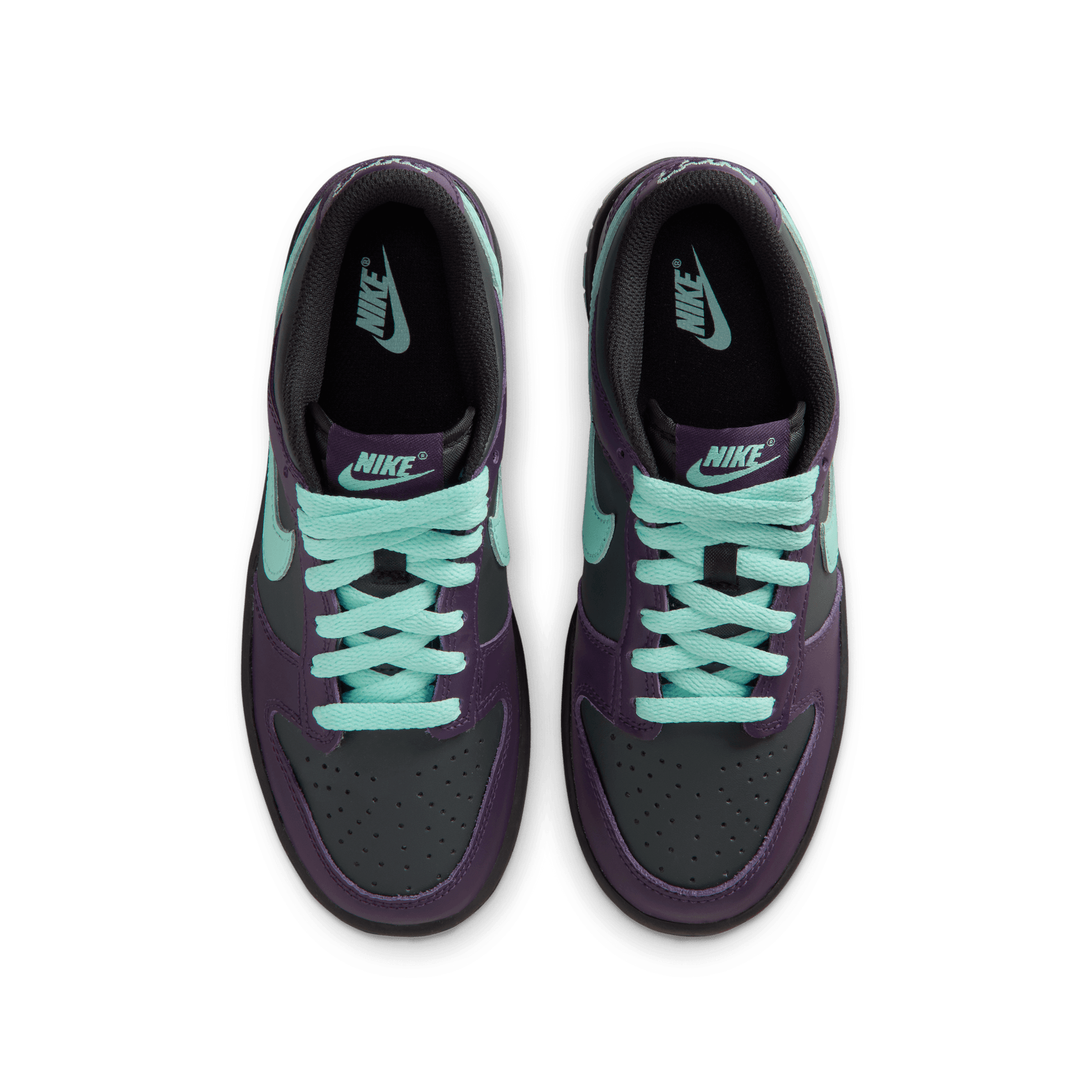 Big Kids' Nike Dunk Low "Wizard"