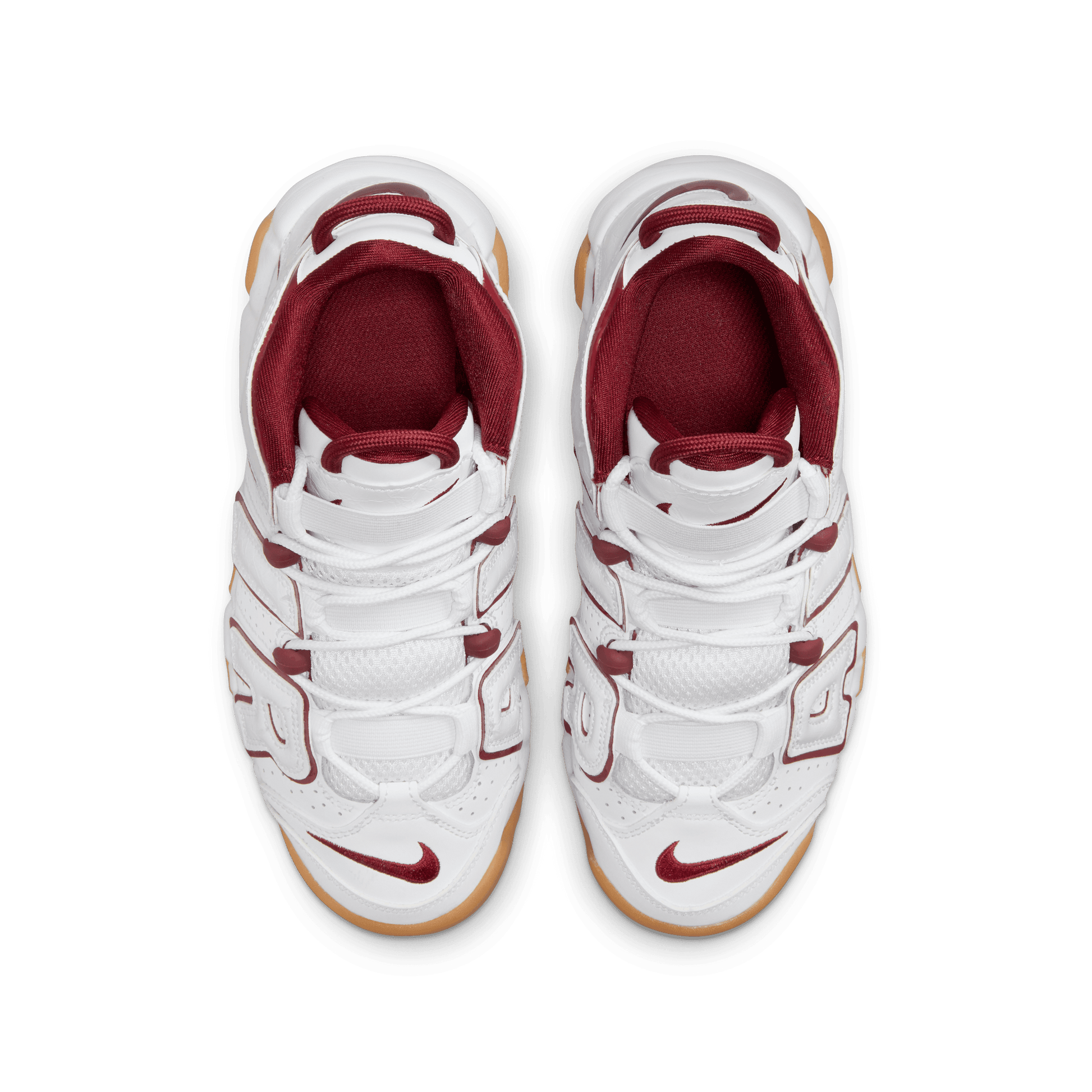 Big Kids' Nike Air More Uptempo “Team Red/Gum”