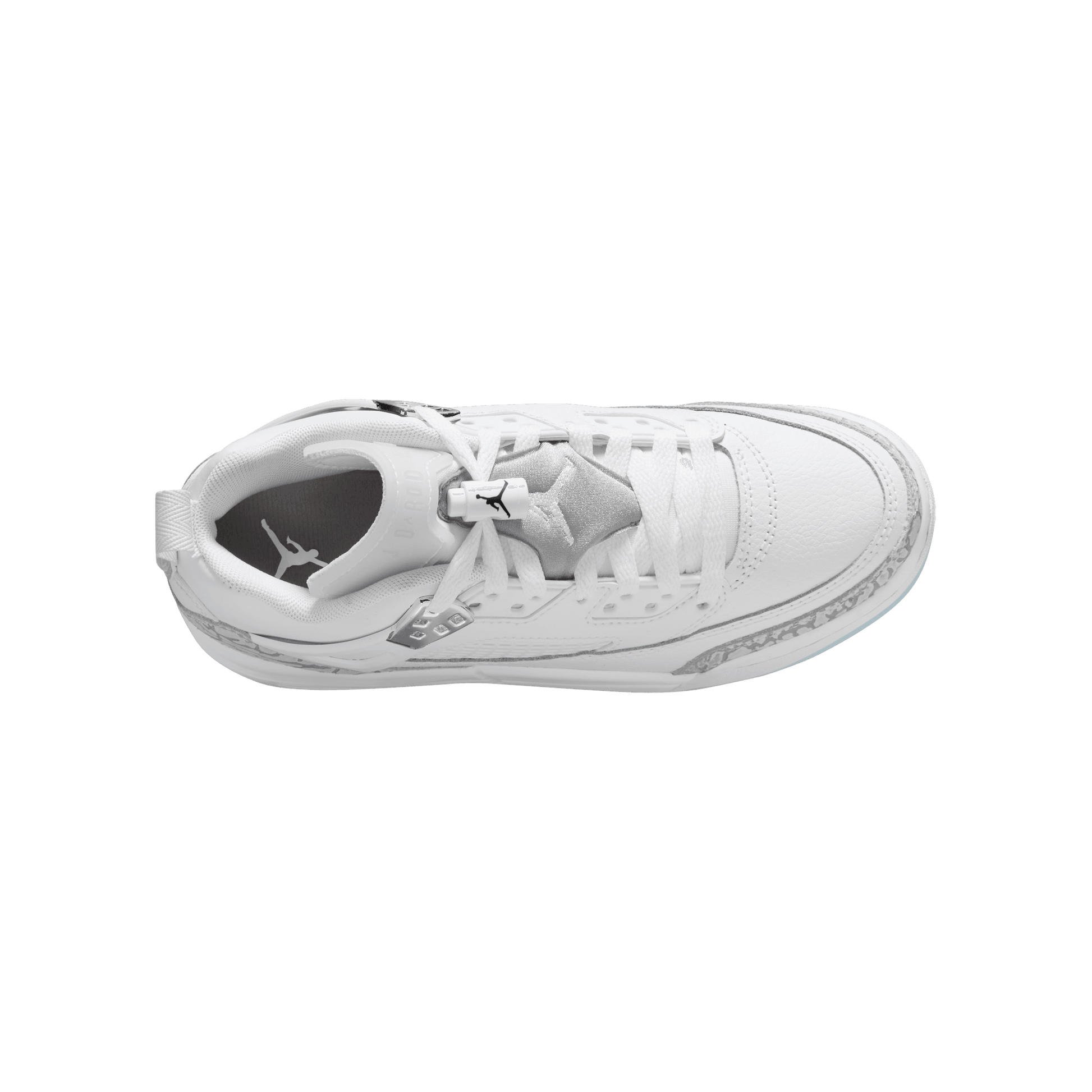 Big Kids' Jordan Spizike Low "White & Barely Blue"