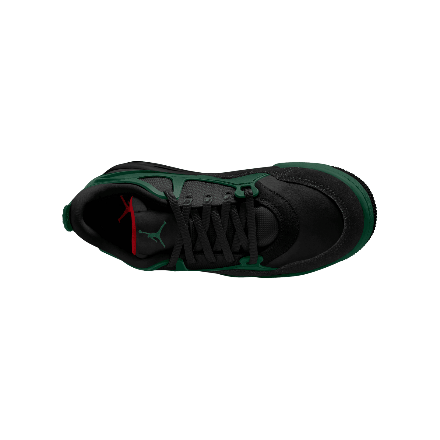 Big Kids' Air Jordan 4RM "Black Gorge Green Varsity Red"