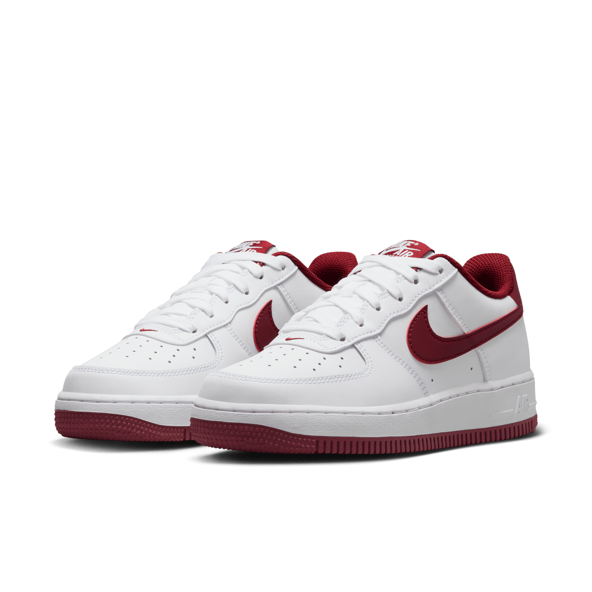 Big Kids' Nike Air Force 1 "White Team Red"