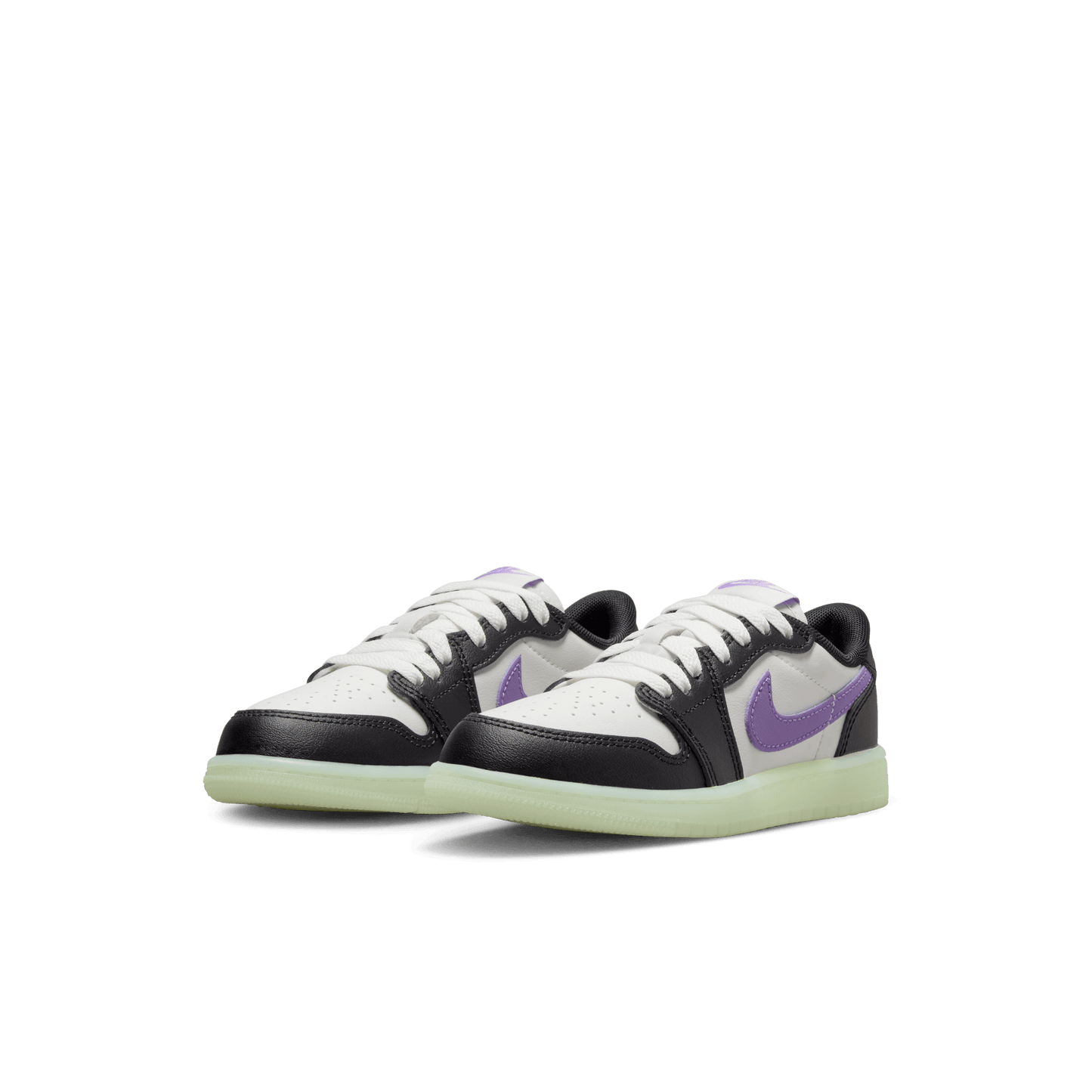 Little Kids' Jordan 1 Retro Low OG "Black Raspberry"