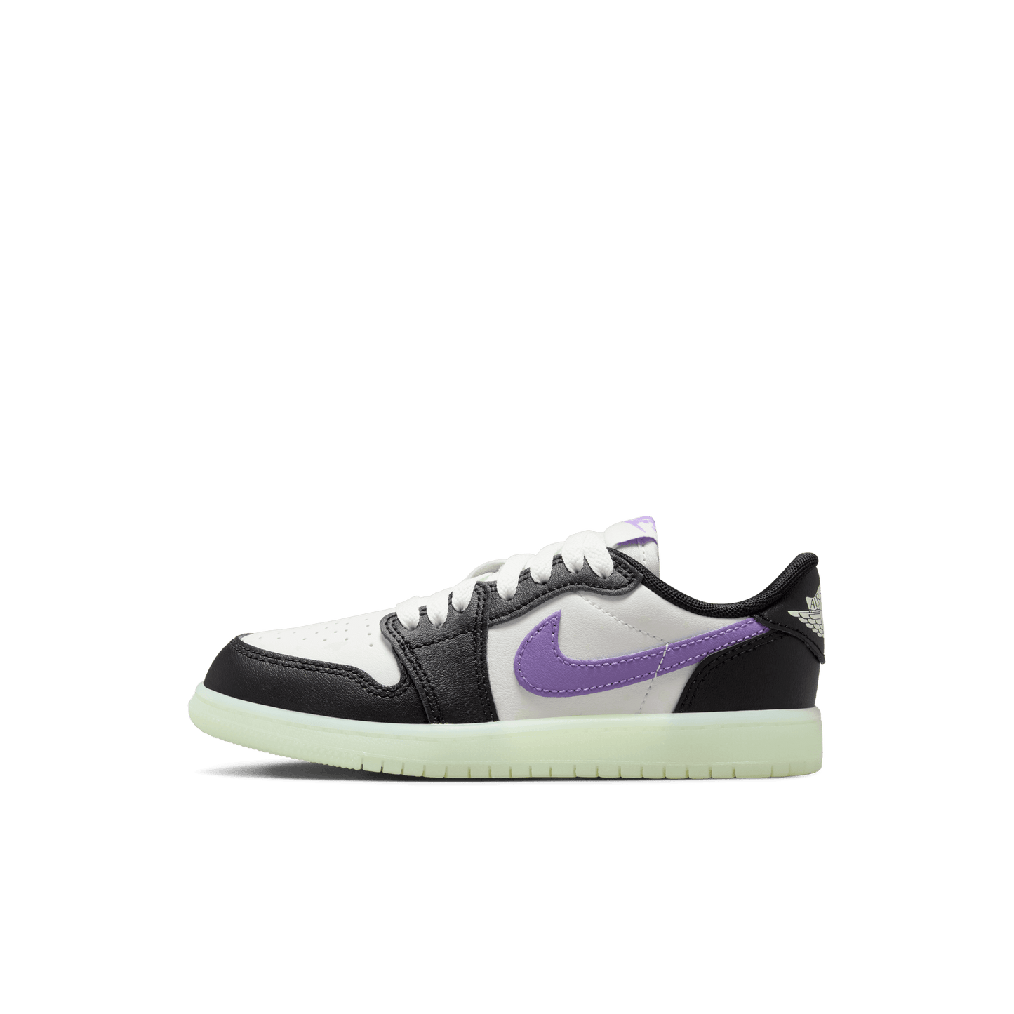 Little Kids' Jordan 1 Retro Low OG "Black Raspberry"