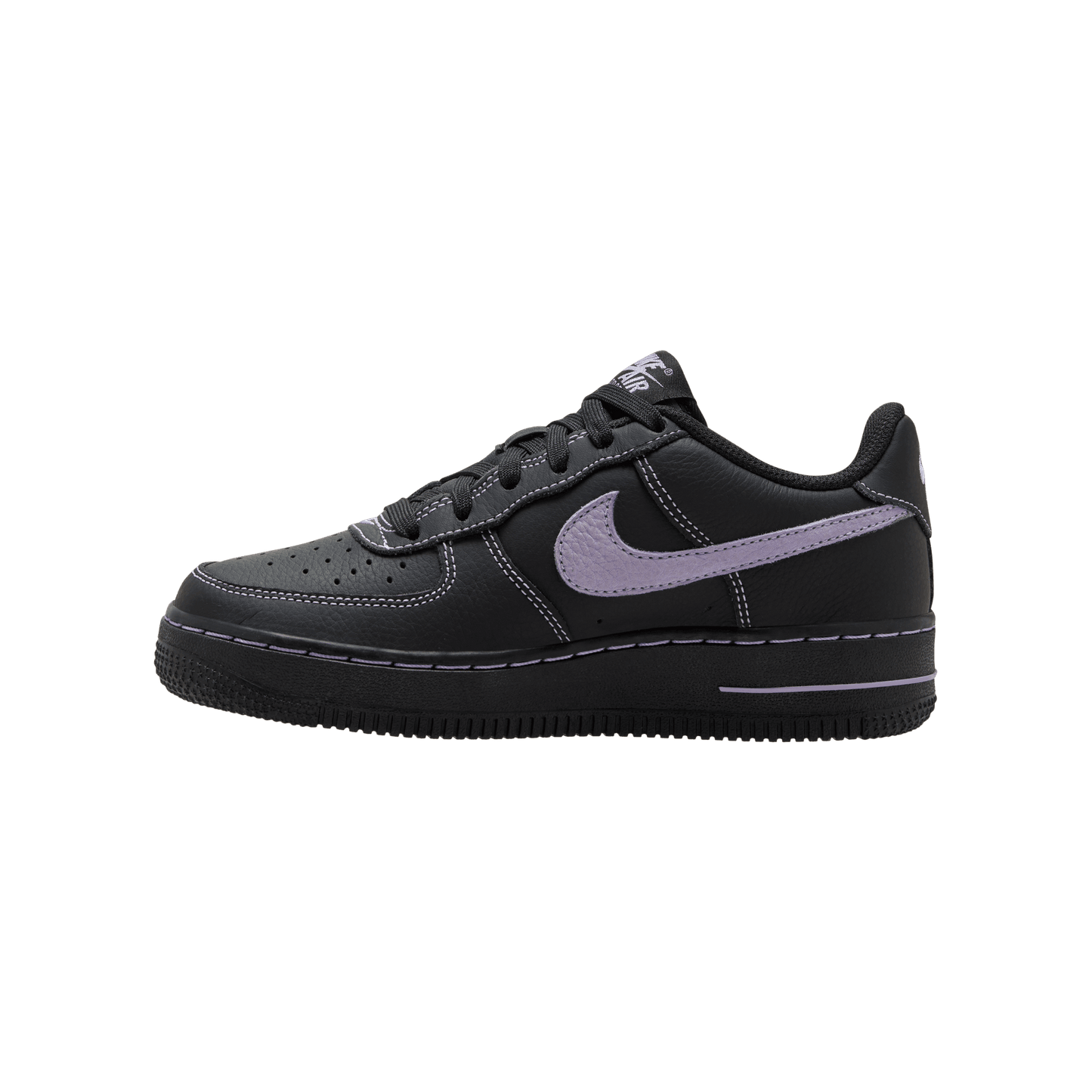Big Kids' Nike Air Force 1 LV8 4 "Black & Hydrangeas"