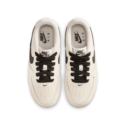 Big Kids' Nike Air Force 1 LV8 "Soft Pearl Black Gum"