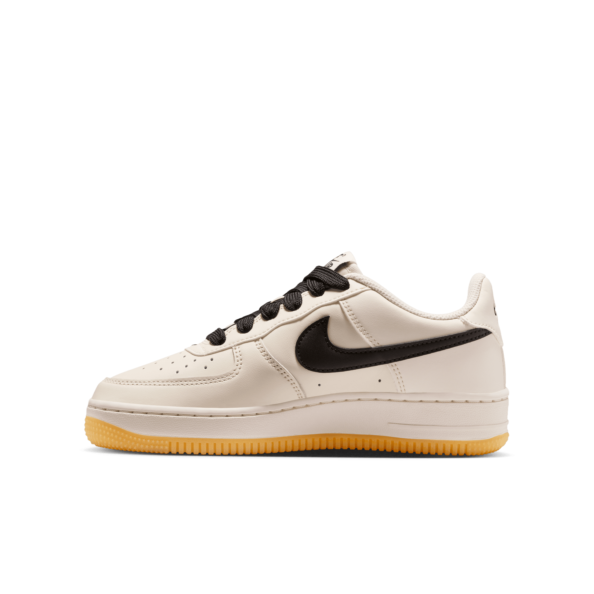 Big Kids' Nike Air Force 1 LV8 "Soft Pearl Black Gum"