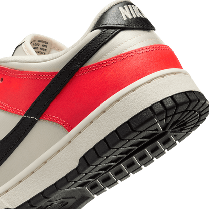 Women's Nike Dunk Low SE " Black Toe Bright Crimson"