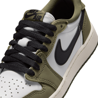 Big Kids' Air Jordan 1 Retro Low OG "Medium Olive"