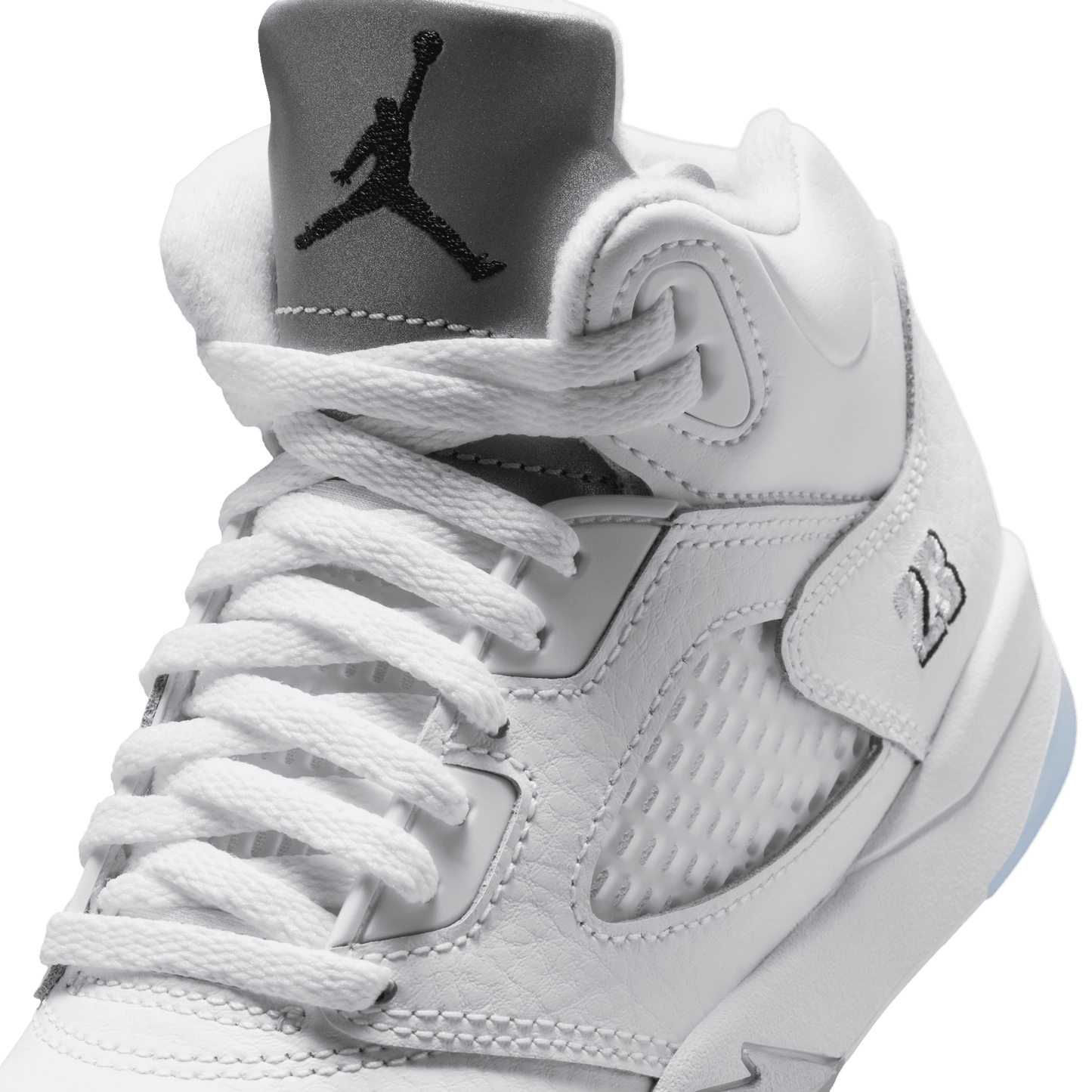 Little Kids' Jordan 5 Retro OG "White Metallic"