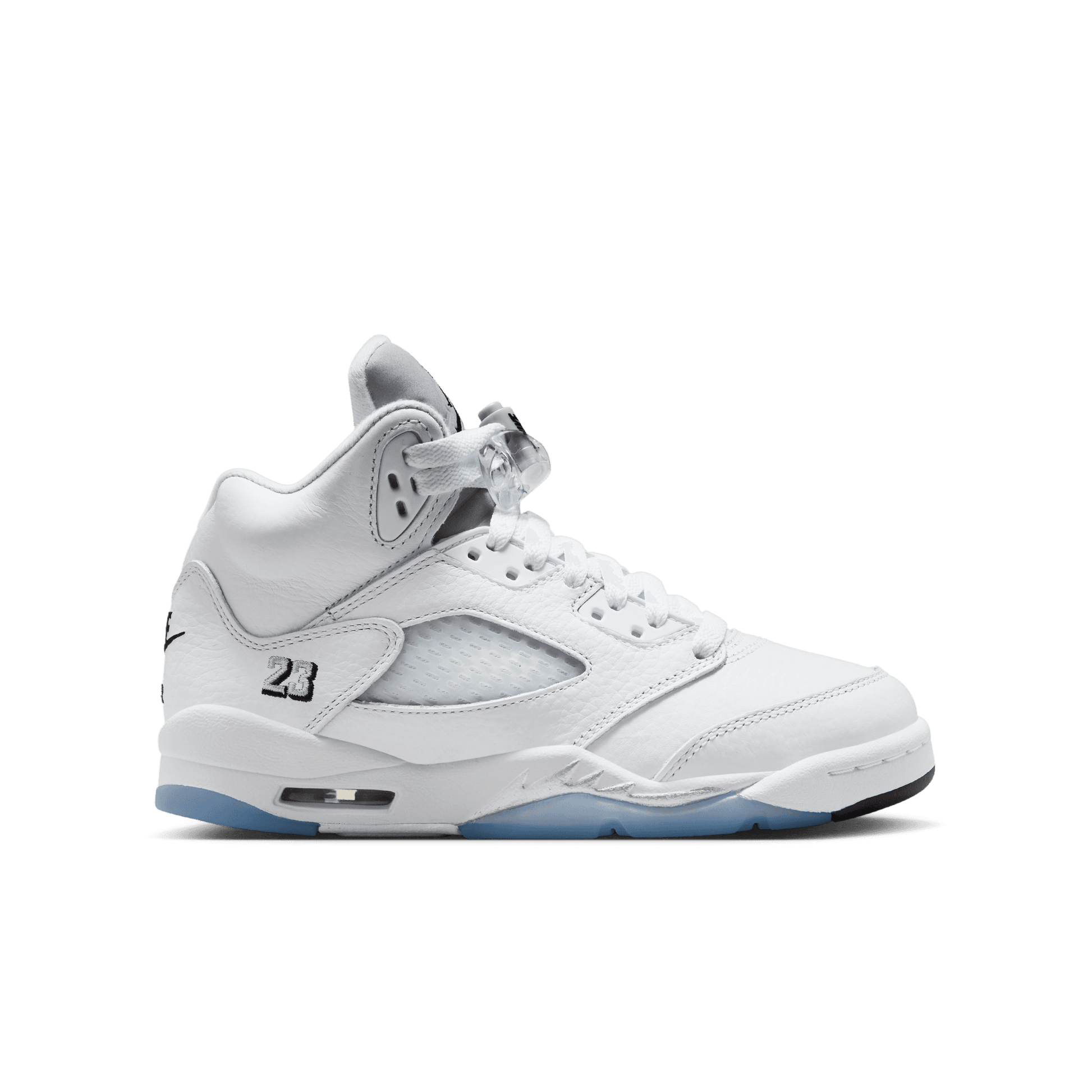 Big Kids' Air Jordan 5 Retro "White Metallic" (Unisex)