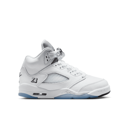 Big Kids' Air Jordan 5 Retro "White Metallic" (Unisex)