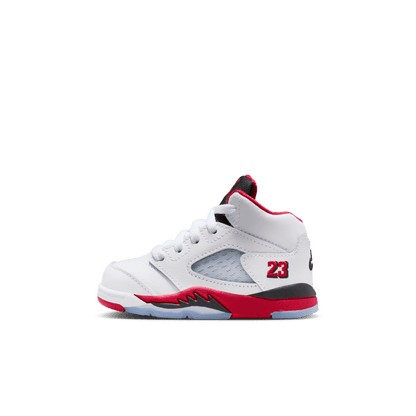 Baby/Toddler Jordan 5 Retro "Fire Red Black Tongue"