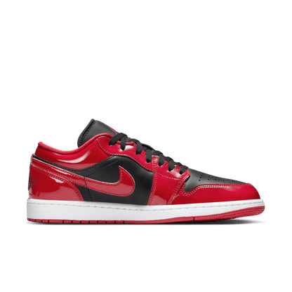 Men's Air Jordan 1 Low SE Shoes "Patent Varsity Red Black"