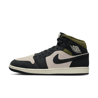 Men's Air Jordan 1 Mid SE "Off Noir Medium Olive"