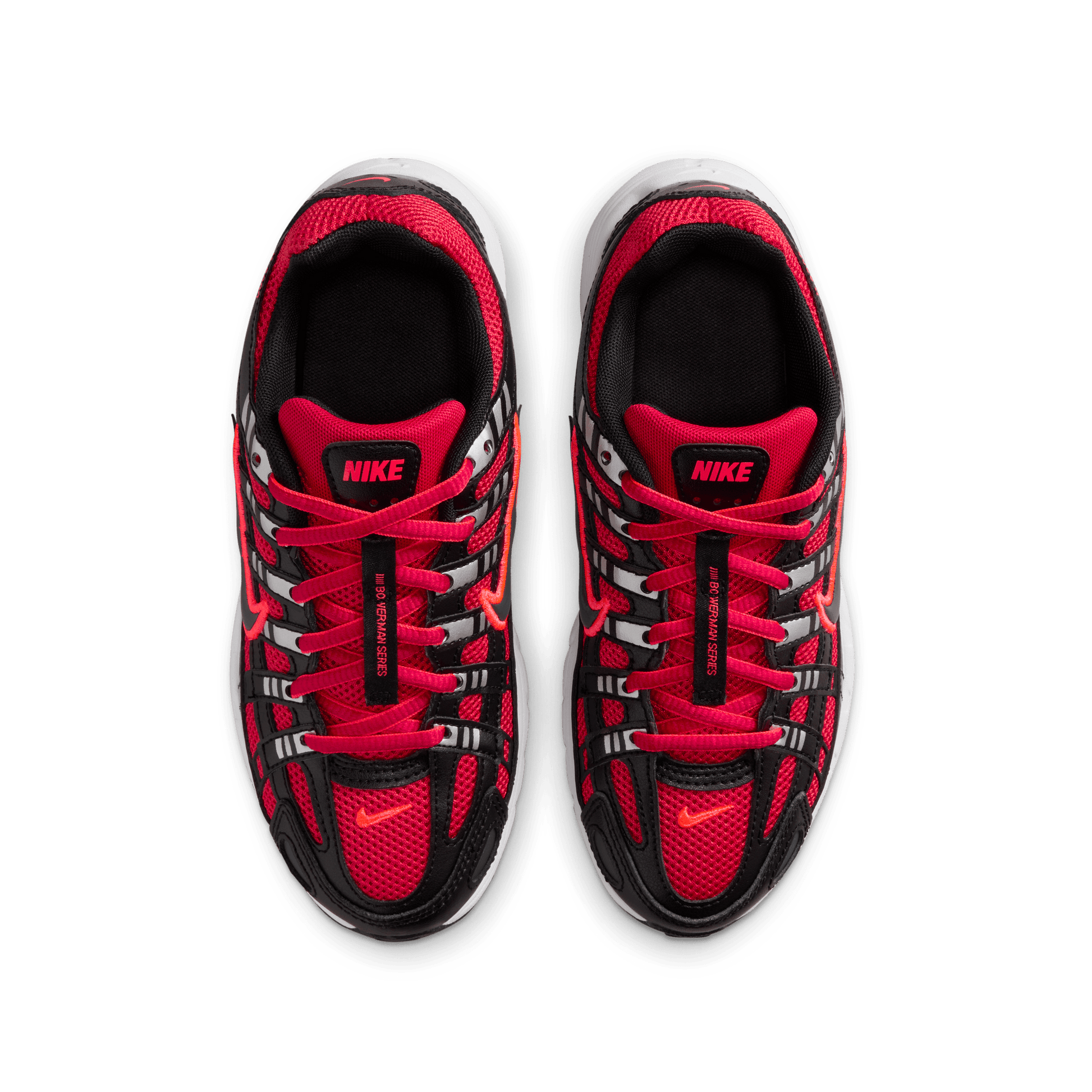 Big Kids' Nike P-6000 "University Red Metallic Silver"