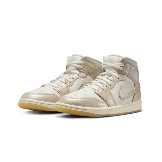 Women's Air Jordan 1 Mid SE "Metallic Team Gold"