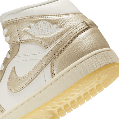 Women's Air Jordan 1 Mid SE "Metallic Team Gold"