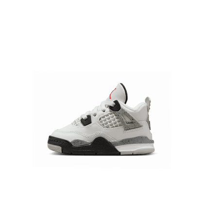 Baby/Toddler Jordan 4 Retro "White Cement" (TD)