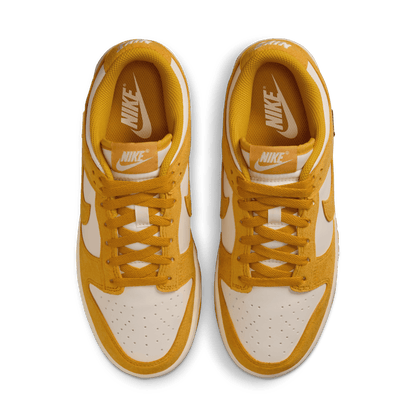 Women's Nike Dunk Low "Dark Sulfur Gold Mini Swoosh"