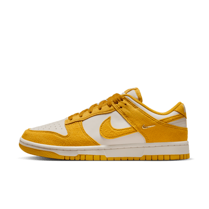Women's Nike Dunk Low "Dark Sulfur Gold Mini Swoosh"