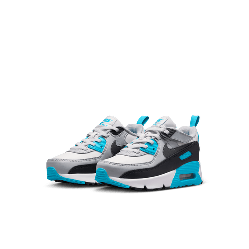 Little Kids' Nike Air Max 90 EasyOn "Platinum Tint Blue Lightning"
