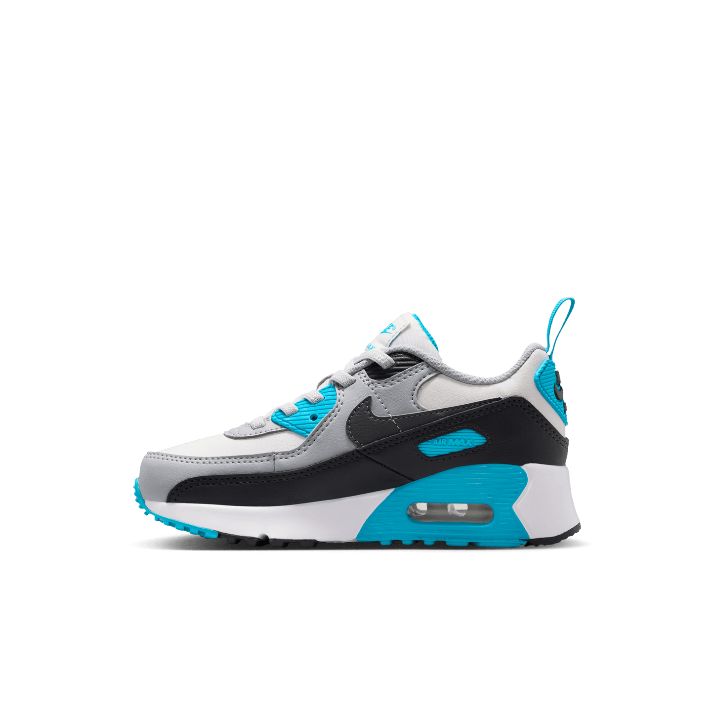 Little Kids' Nike Air Max 90 EasyOn "Platinum Tint Blue Lightning"