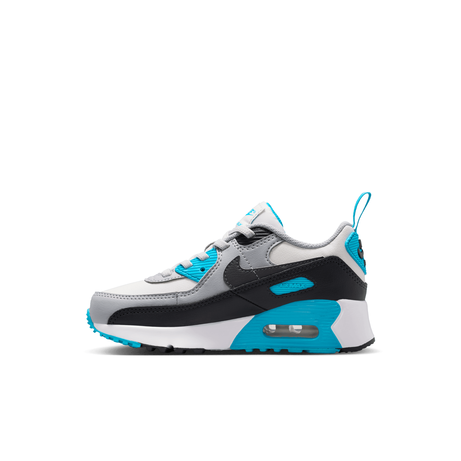 Little Kids' Nike Air Max 90 EasyOn "Platinum Tint Blue Lightning"