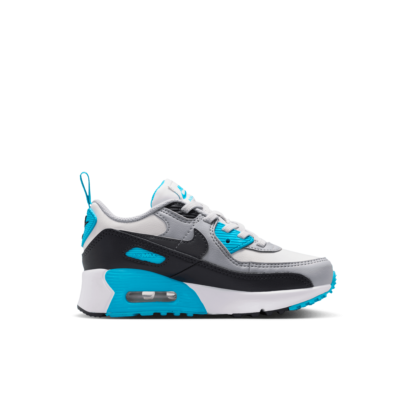 Little Kids' Nike Air Max 90 EasyOn "Platinum Tint Blue Lightning"
