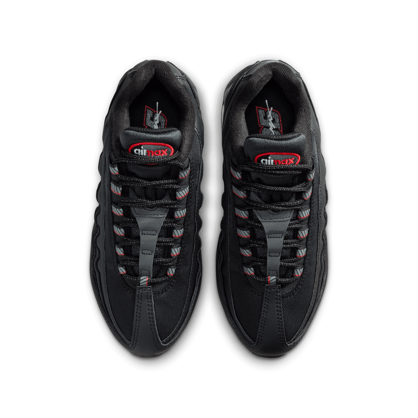 Big Kids' Nike Air Max 95 "Racing Pack - Black University Red"