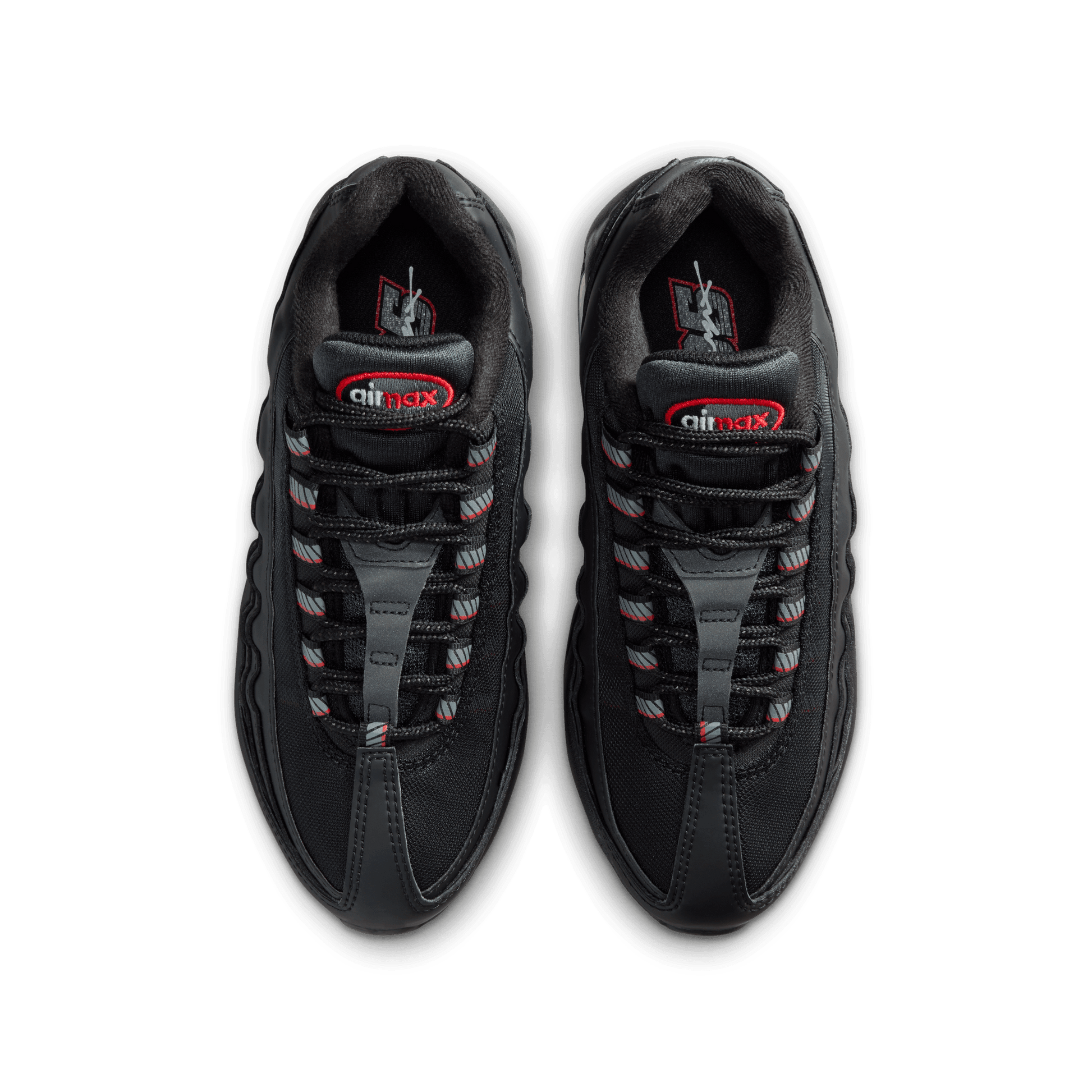 Big Kids' Nike Air Max 95 "Racing Pack - Black University Red"