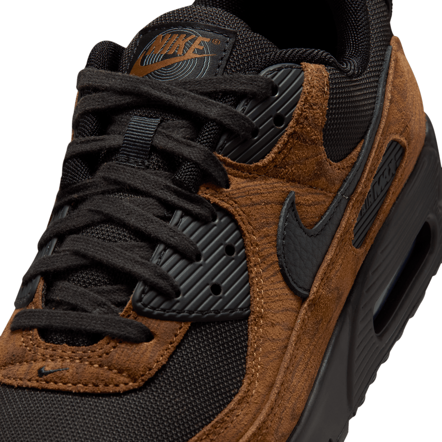 Men's Nike Air Max 90 Premium "Light Brtitish Tan Velvet Brown"