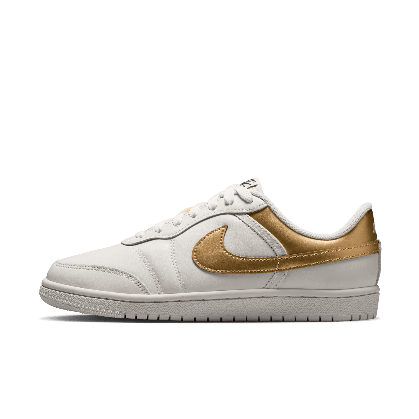 Women's Air Jordan Skyline Low "Swan Black Metallic Gold"