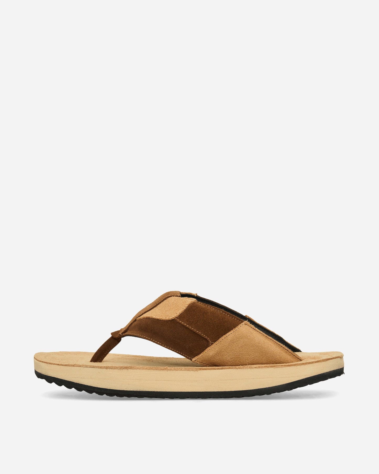 Women's XXL Flip Flops Brown