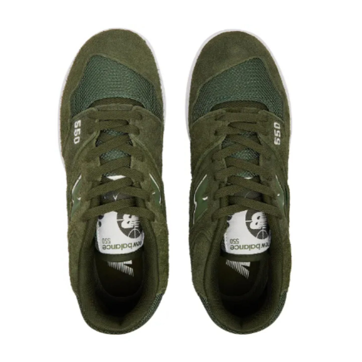Men's 550 New Balance "Olive Suede Nori"