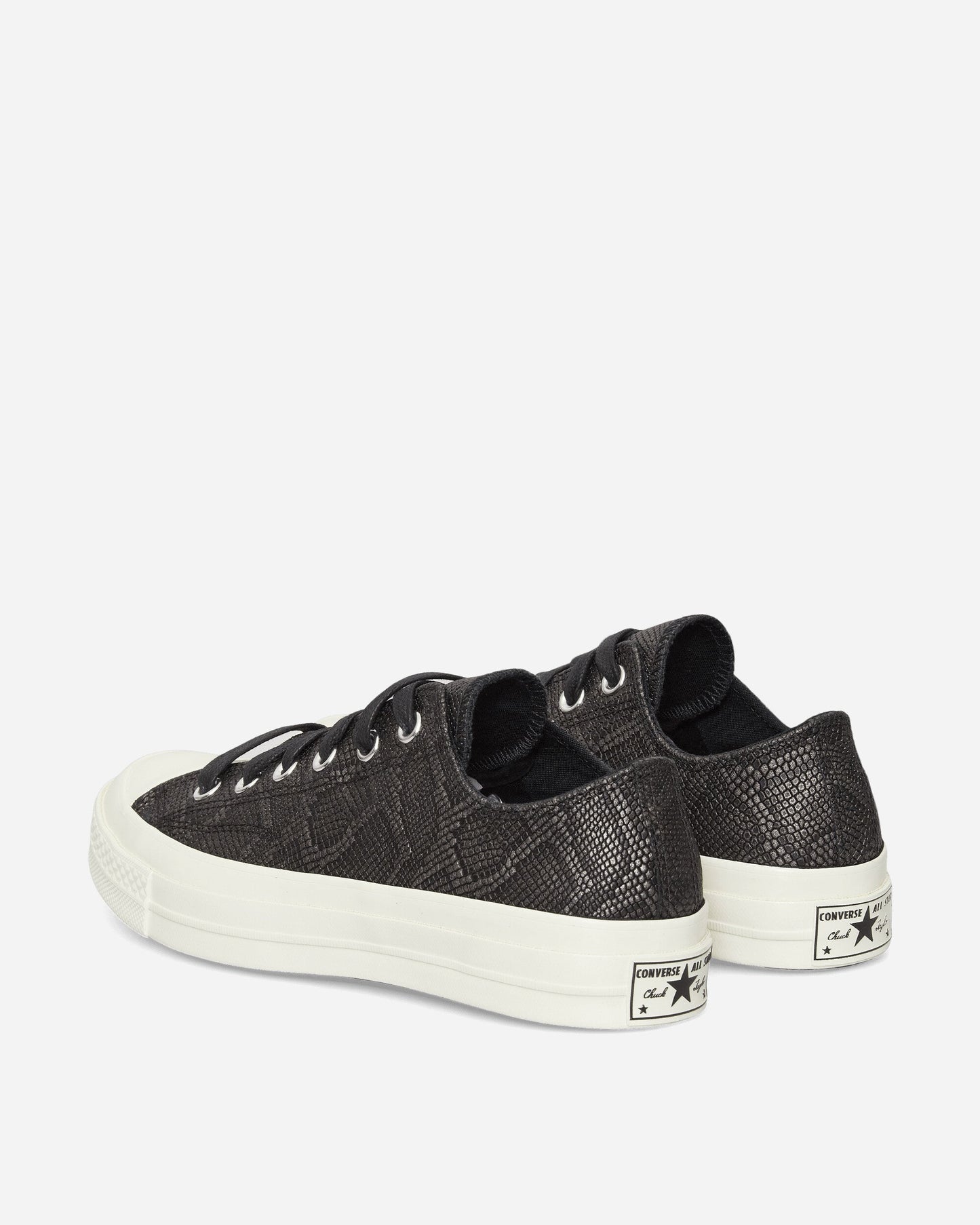 Chuck 70 Snakeskin Print Sneakers Black