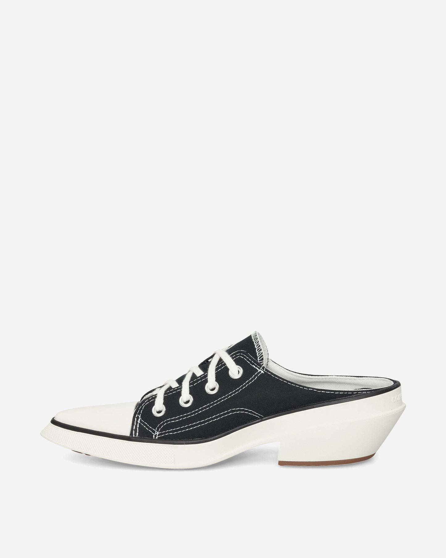 Women's Chuck 70 De Luxe Pointed Mule Heel Platform Sneakers Black