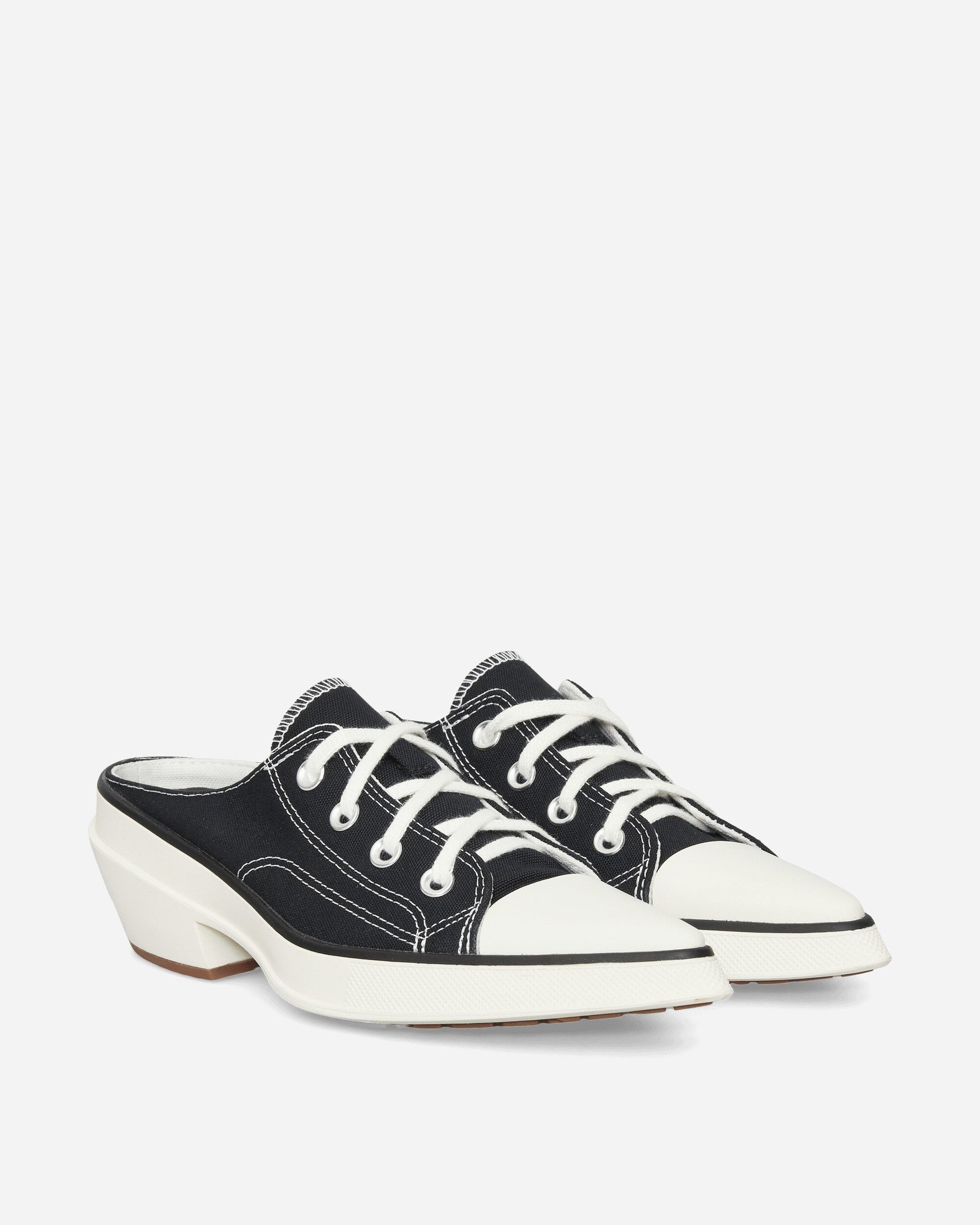 Women's Chuck 70 De Luxe Pointed Mule Heel Platform Sneakers Black