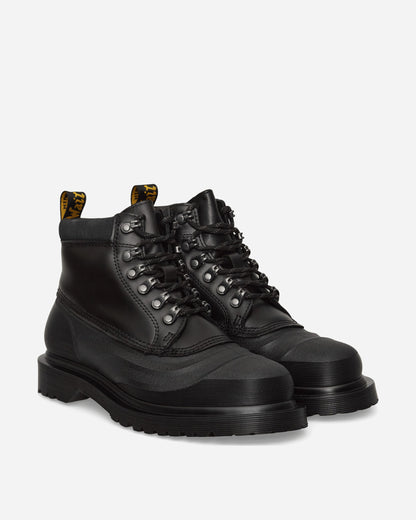 939 Sub Fleece Lined Leather Ankle Boots Black