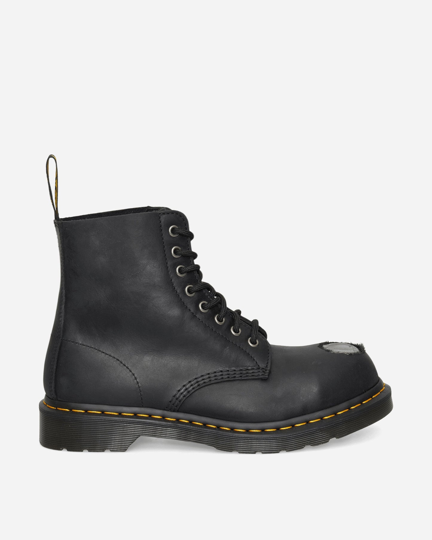 1460 Metal Toe Leather Boots Black