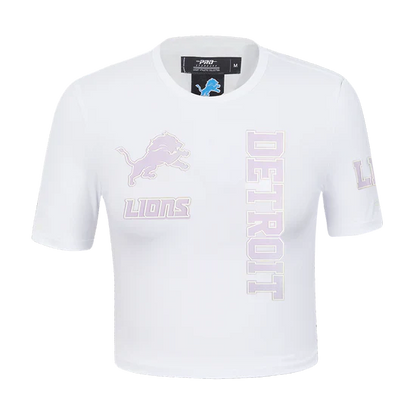 Women’s Pro Standard NFL Detroit Lions Hologram Single Jersey Boxy Tee
