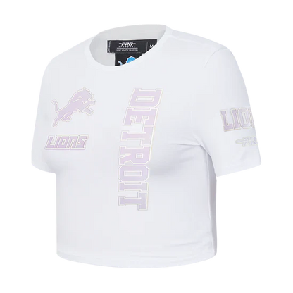Women’s Pro Standard NFL Detroit Lions Hologram Single Jersey Boxy Tee