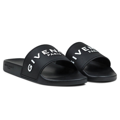 Givenchy Paris 3D Black Pool Slides