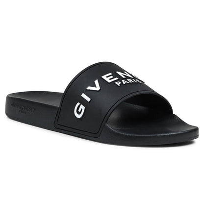 Givenchy Paris 3D Black Pool Slides