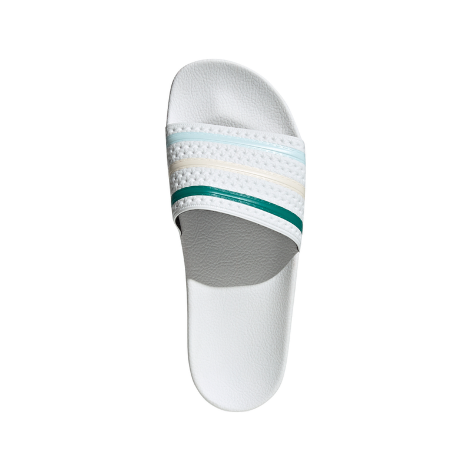 Men's Adidas Adilette Slides "White-Halo Mint"