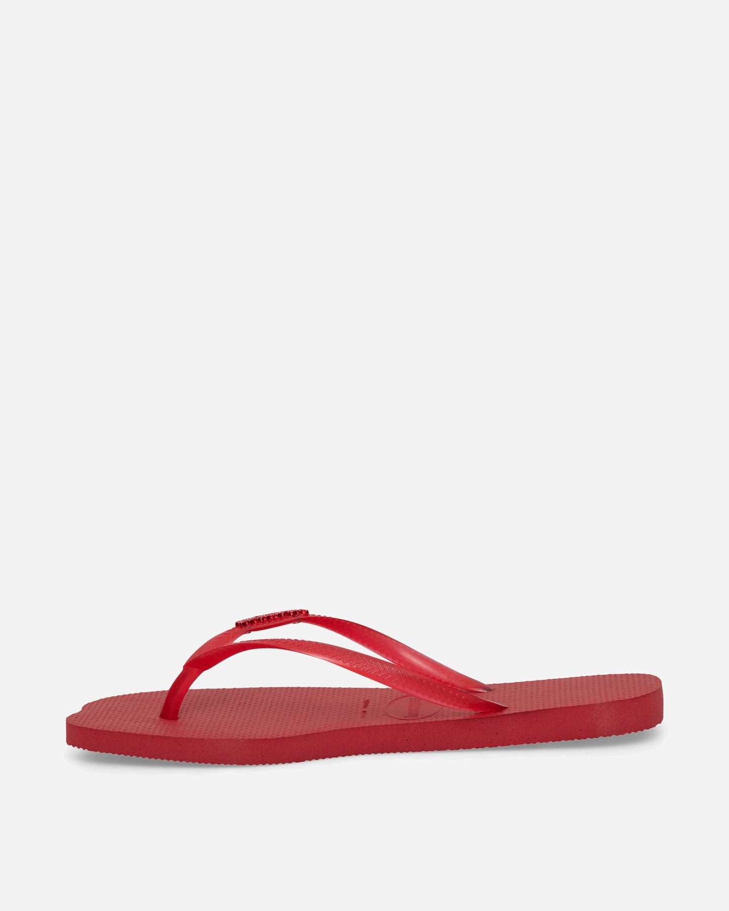 Women's Slim Split Flip Flops Red