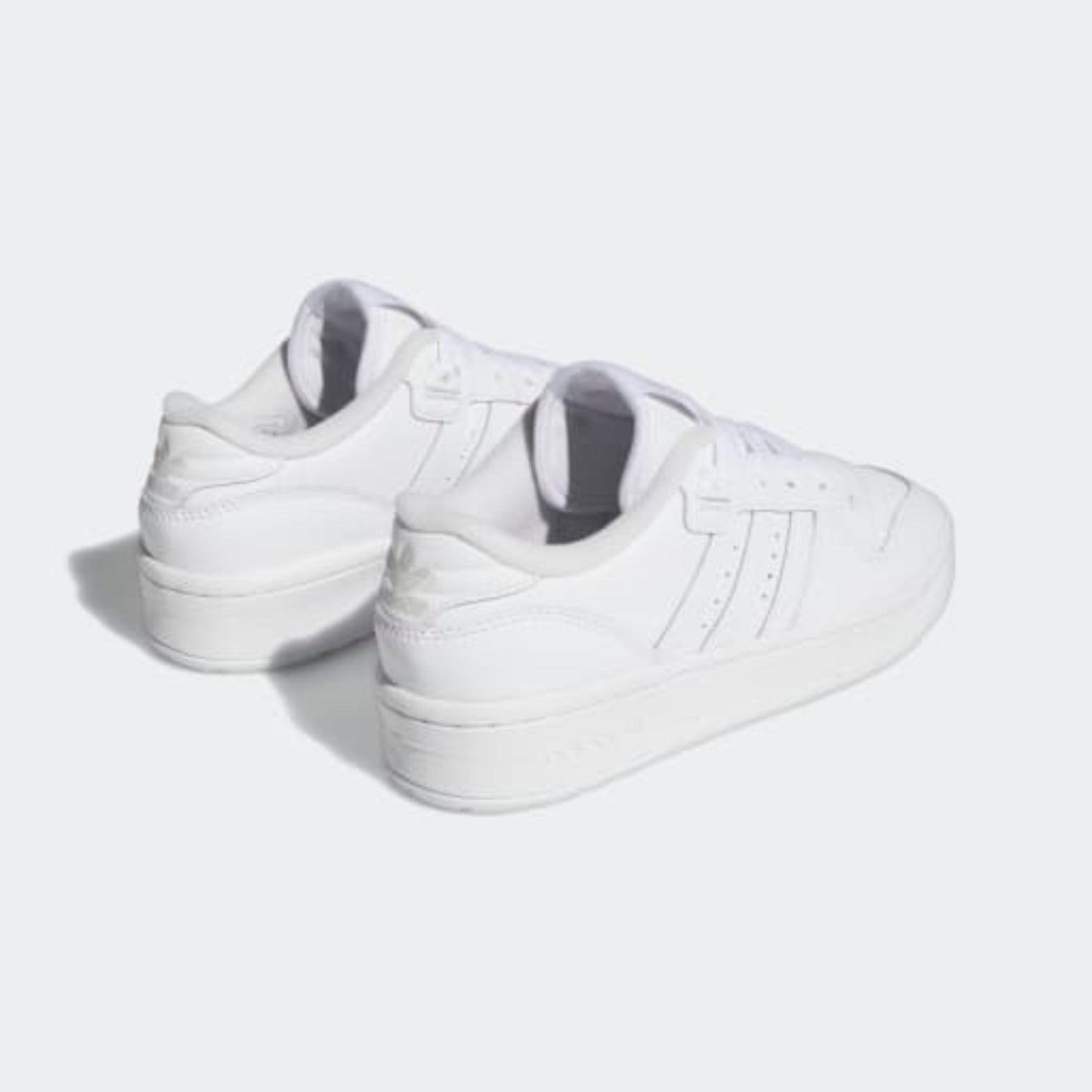 Big Kids' Adidas Rivalry Low "Cloud White Grey"