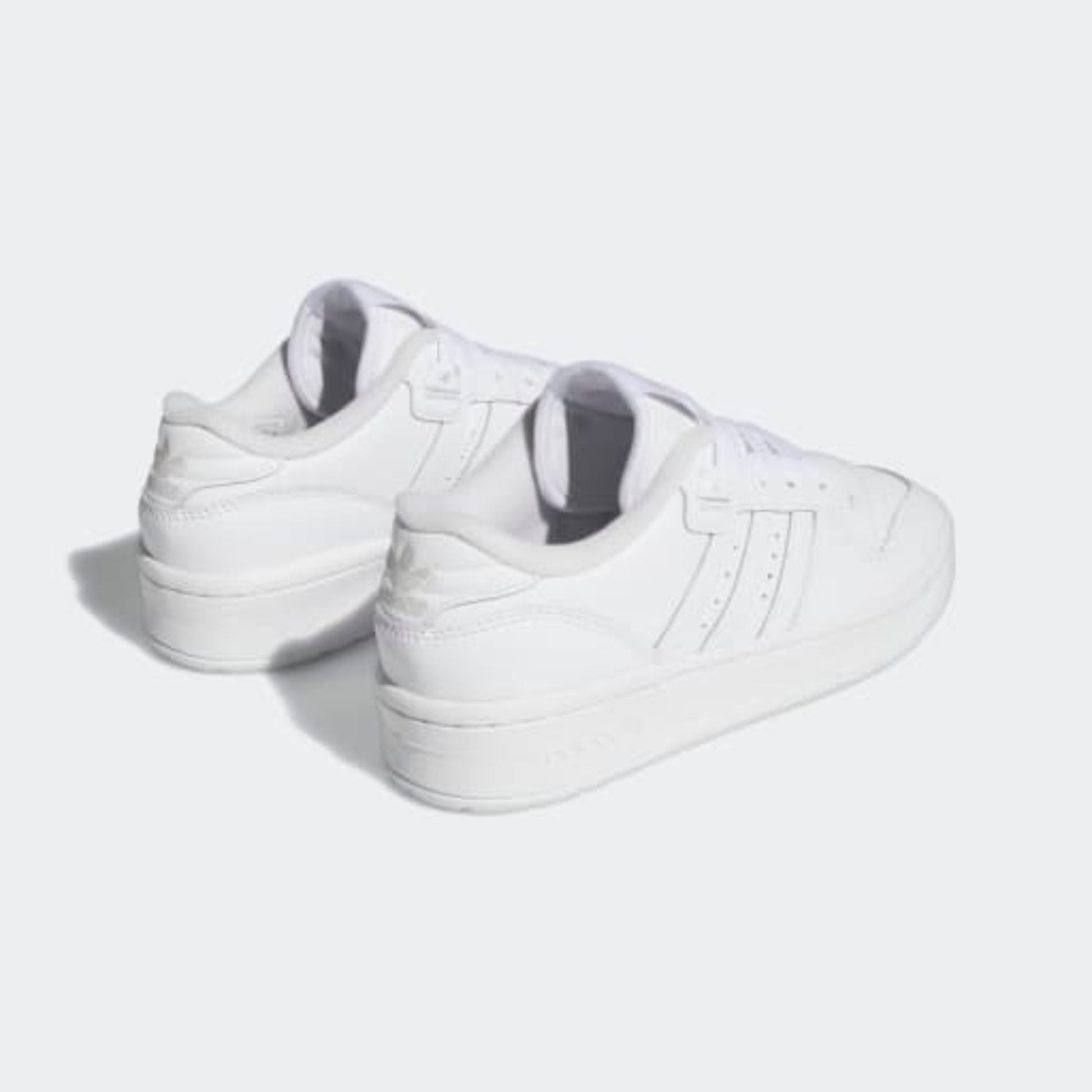 Big Kids' Adidas Rivalry Low "Cloud White Grey"