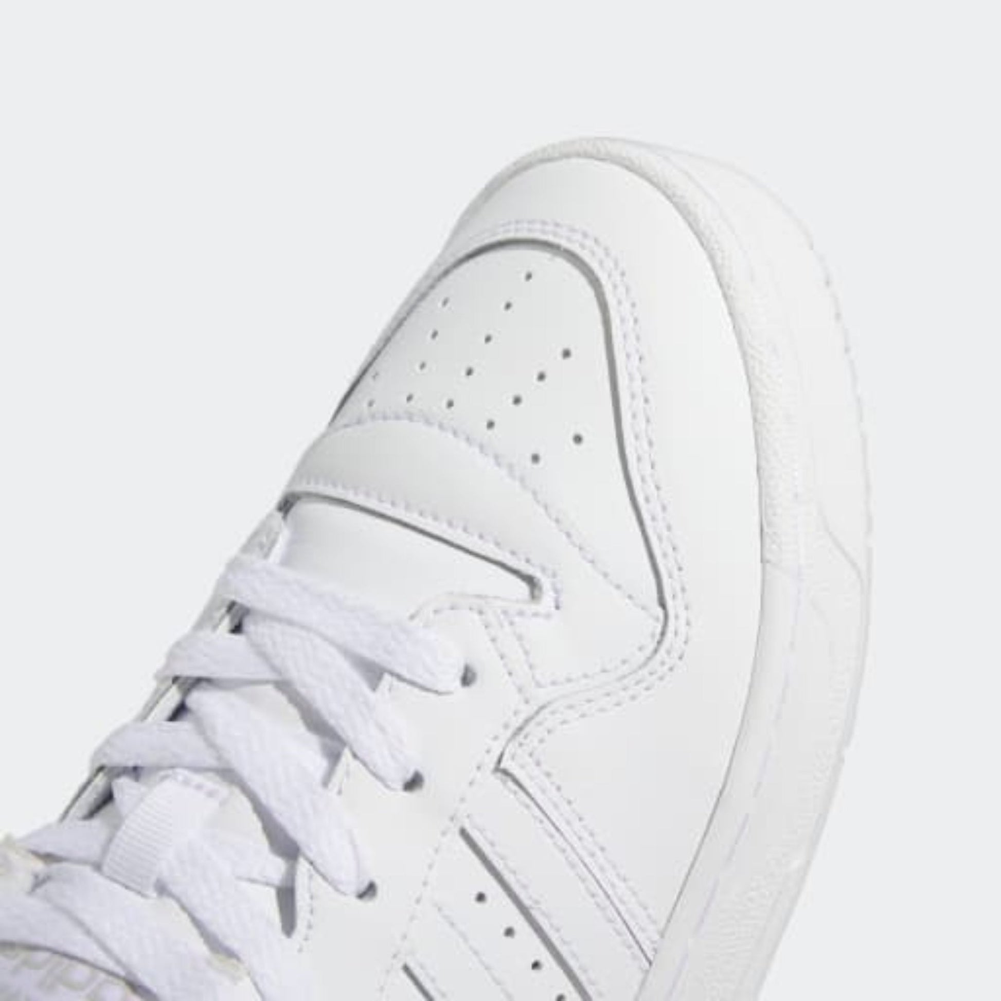 Big Kids' Adidas Rivalry Low "Cloud White Grey"