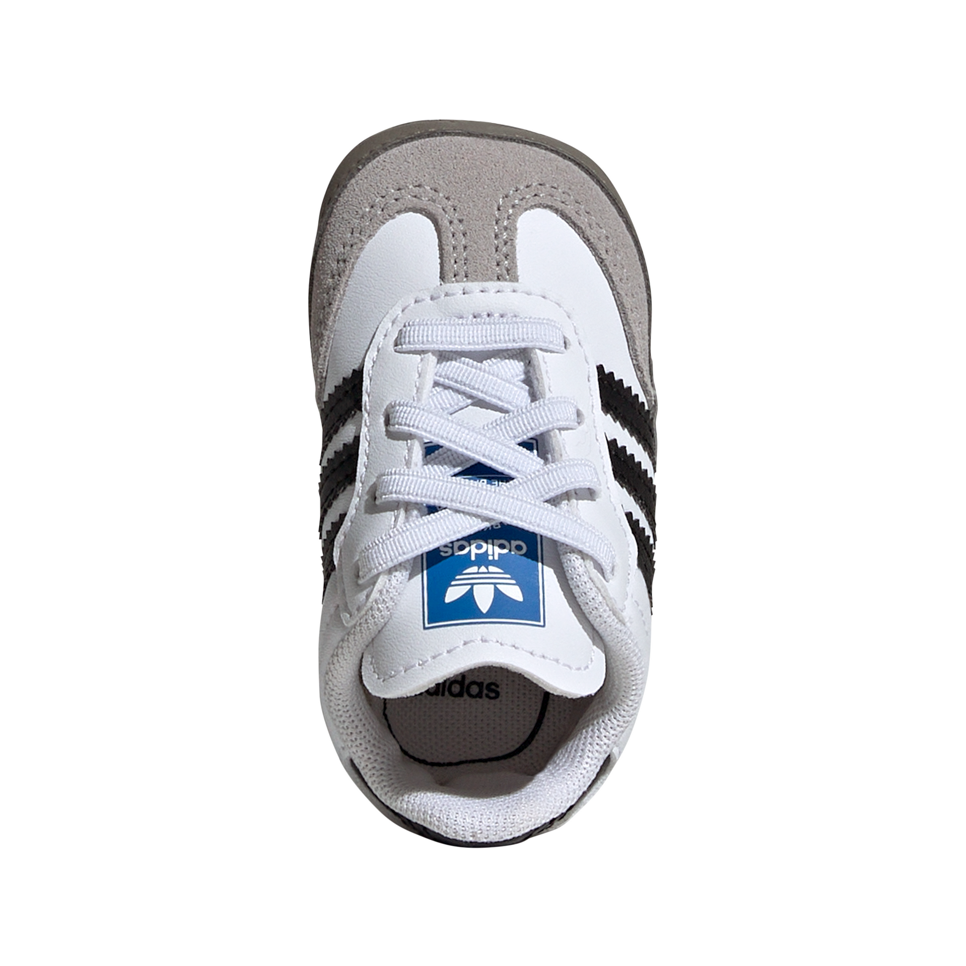 Baby/Toddler Adidas Samba Crib "White Black Clear Granite"